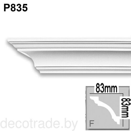 Плинтус потолочный (карниз) P 835 гибкий
