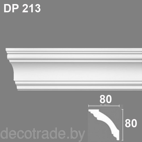 Плинтус потолочный DP 213
