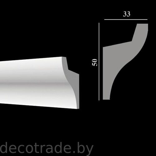 Плинтус потолочный dd506