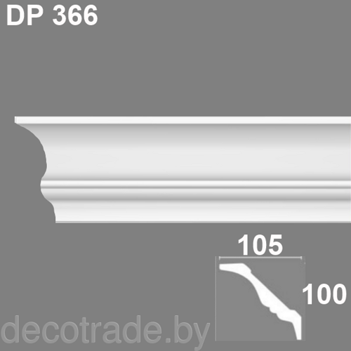 Плинтус потолочный DP 366